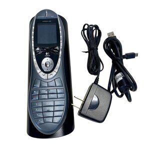 Logitech Harmony 880 Universal Remote W/ Charging Dock & Power Adapter